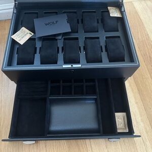 WOLF Black Watch Organizer